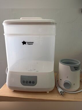 Tommee Tippee White Baby Bottle Sterilizer & Warmer Set